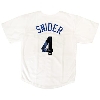 Duke Snider Autographed Brooklyn Dodgers Replica Baseball Jersey (PSA COA)