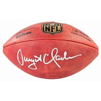 Dwight Clark Autographed San Francisco 49ers Wilson Authentic Game Ball (JSA)