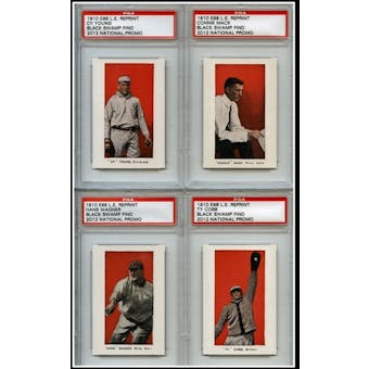 2012 National Convention E98 Special Reprint 4 Card Set/500 w/Wagner and Cobb!