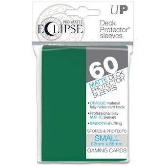 Ultra Pro Matte Eclipse Yu-Gi-Oh! Size Card Sleeves - Forest Green (60 Ct.)
