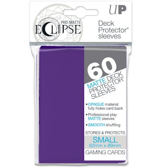 Ultra Pro Matte Eclipse Yu-Gi-Oh! Size Card Sleeves - Royal Purple (60 Ct.)
