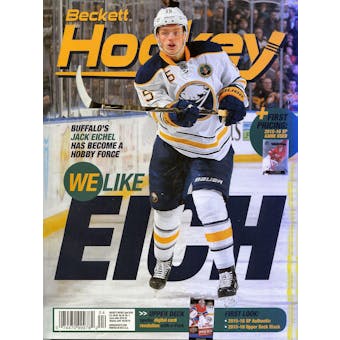 2016 Beckett Hockey Monthly Price Guide (#284 April) (Jack Eichel)