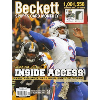 2014 Beckett Sports Card Monthly Price Guide (#356 November) (EJ Manuel)