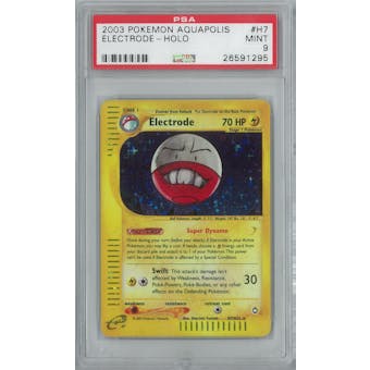 Pokemon Aquapolis Electrode H7/H32 Holo Rare PSA 9