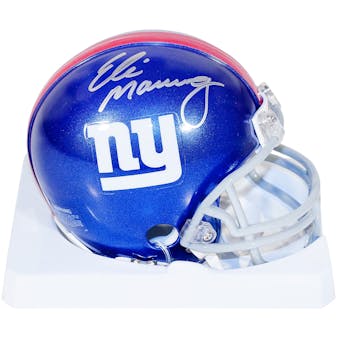 Eli Manning Autographed New York Giants Mini Football Helmet (SportsMemorabilia.com)