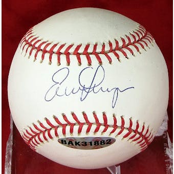 Evan Longoria Autographed Tampa Bay Rays MLB Baseball (Mint) (UDA COA)