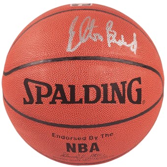 Elton Brand Autographed Chicago Bulls I/O Spalding Basketball (Press Pass)