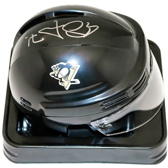 Evgeni Malkin Autographed Pittsburgh Penguins Black Mini Helmet (Frameworth & JSA)