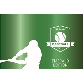 2022 Hit Parade Baseball Emerald Edition Series 2- 1-Box- DACW Live 6 Spot Random Division Break #1