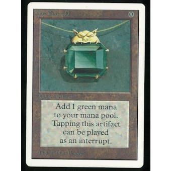 Magic the Gathering Unlimited Single Mox Emerald - MODERATE PLAY (MP)
