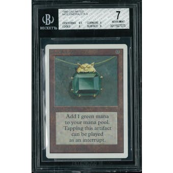 Magic the Gathering Unlimited Mox Emerald BGS 7 (9.5, 9, 8, 6)