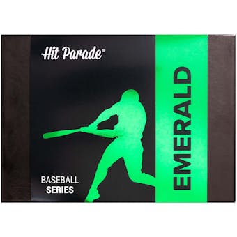 2022 Hit Parade Baseball Emerald Edition Series 1 Hobby Box - Mike Trout