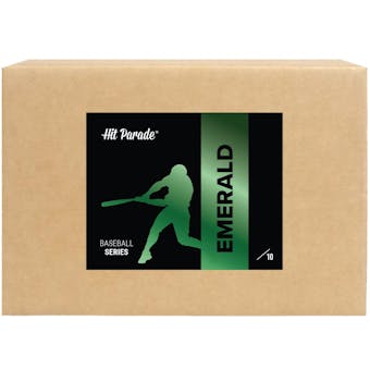 2023 Hit Parade Baseball Emerald Edition Series 1 Hobby 10-Box Case - Ronald Acuna Jr