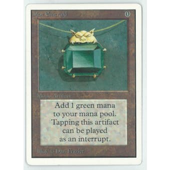 Magic the Gathering Unlimited Single Mox Emerald - NEAR MINT/SLIGHT PLAY (NM/SP)