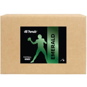 2022 Hit Parade Football Emerald Edition - Series 4 - Hobby 10-Box Case