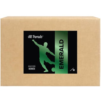 2022 Hit Parade Soccer Emerald Edition Series 1 Hobby 10-Box Case - Cristiano Ronaldo