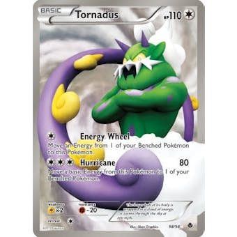 Pokemon Emerging Powers Single Tornadus 98/98 - SLIGHT PLAY