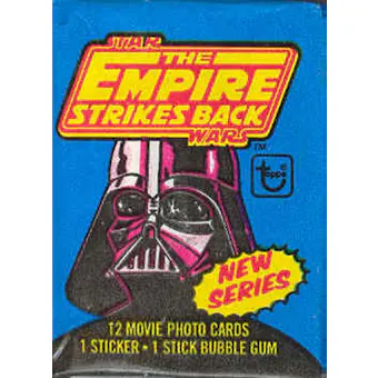 Star Wars Empire Strikes Back Series 2 Wax Pack (1980 Topps)