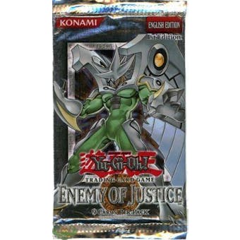 Upper Deck Yu-Gi-Oh Enemy of Justice EOJ 1st Edition Booster Pack