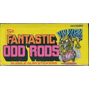 Fantastic Odd Rods Trading Cards Wax Box (1973 Donruss)
