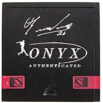 Eduardo Nunez Autographed New York Yankees Onyx Baseball and Box Unopened
