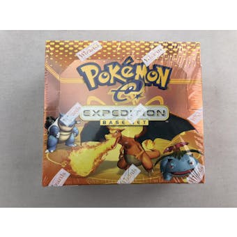 Pokemon EX Expedition Booster Box - Small cut in the shrink