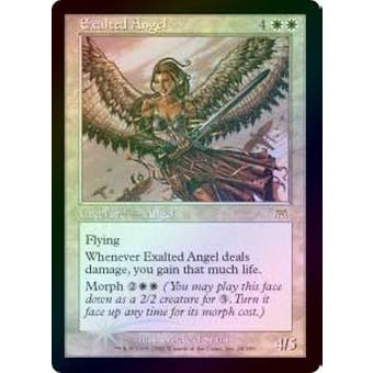 Magic the Gathering Onslaught Single Exalted Angel FOIL - SLIGHT PLAY (SP)