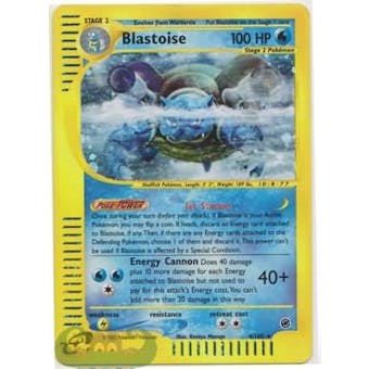 Pokemon Expedition Single Blastoise 4/165 - HEAVY PLAYED (HP)