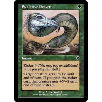 Magic the Gathering Invasion Single Explosive Growth Foil