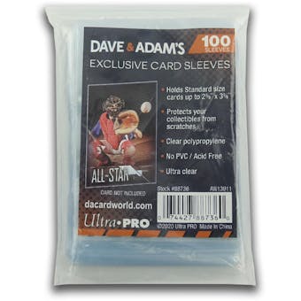 Ultra Pro Dave & Adam's Exclusive Soft Card Sleeves (100 count pack)