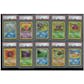 Pokemon Fossil 1st Edition Complete Common & Uncommon Set 31-62/62 PSA 10 GEM MINT