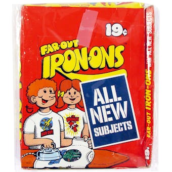 1974 Topps Far-Out Iron-Ons Wax Box