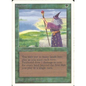 Magic the Gathering Unlimited Single Fastbond - SLIGHT PLAY (SP)
