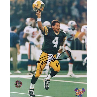 Brett Favre Autographed Green Bay Packers 8x10 Super Bowl XXXI (Favre Authentic)