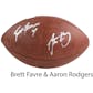2018 Hit Parade Autographed Football Hobby Box - Series 2 - Aaron Rodgers & Brett Favre DUAL SIGNED!