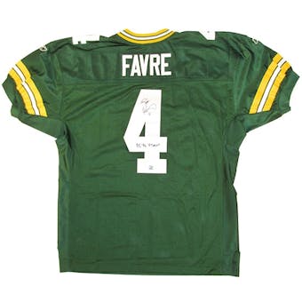 Brett Favre Autographed Green Bay Packers Green Authentic Jersey (Favre Holo)