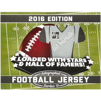 2016 Hit Parade Autographed Football Jersey Hobby Box - Series 9 - Russell Wilson & Ezekiel Elliott !!!