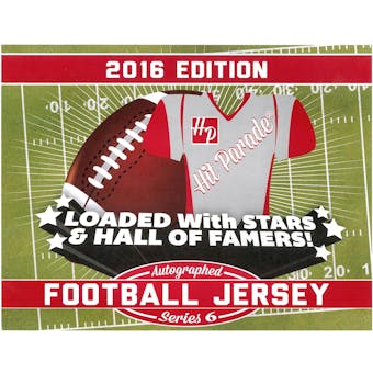 2016 Hit Parade Autographed Football Jersey Hobby Box - Series 6 - Cam Newton & Marcus Mariota!!!!!