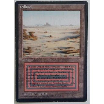 Magic the Gathering 3rd Ed (Revised) FBB GERMAN Single Badlands - SLIGHT PLAY (SP) Sick Deal Pricing