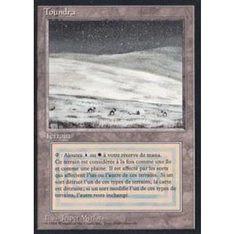 Magic the Gathering 3rd Ed. (Revised) FRENCH Single Tundra (FBB) - SLIGHT PLAY (SP)