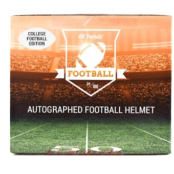 2018 Hit Parade Auto Full Size College Football Helmet 1-Box Series 7- DACW Live 6 Spot Random Break #7