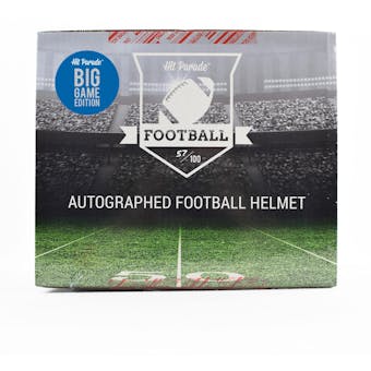 2019 Hit Parade Auto Full Size Football Helmet 100-Box - Big Game 150 Spot Random Hit Break #1
