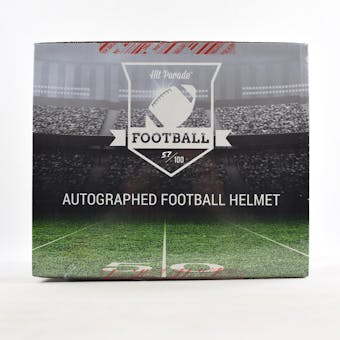 2018 Hit Parade Autographed Full Size Football Helmet Hobby Box - Series 38 - Patrick Mahomes & Saquon Barkley