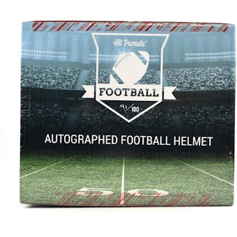 2021 Hit Parade Autographed Full Size Football Helmet Hobby Box - Series 5 - Mahomes, Allen & Sanders!!