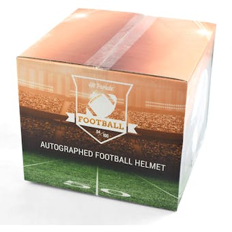 2021 Hit Parade Autographed FS Football Helmet 1ST ROUND EDITION Hobby Box - Series 1 - Mahomes!!!
