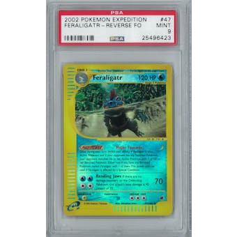 Pokemon Expedition Feraligatr 47/165 Reverse Foil Rare PSA 9