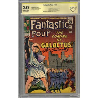 Fantastic Four #48 Joe Sinnott Signature CBCS 3.0 (OW-W) *19-1CB16E7-001*