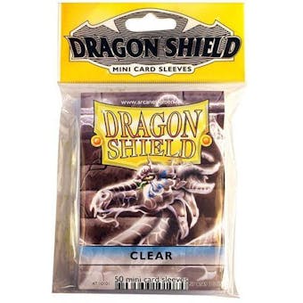 Dragon Shield Yu-Gi-Oh! Size Card Sleeves - Clear (50 Ct. Pack)