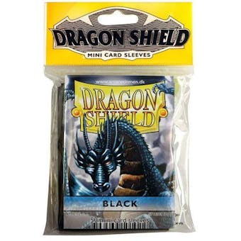 Dragon Shield Yu-Gi-Oh! Size Card Sleeves - Black (50 Ct. Pack)