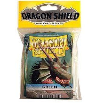 Dragon Shield Yu-Gi-Oh! Size Card Sleeves - Green (50 Ct. Pack)